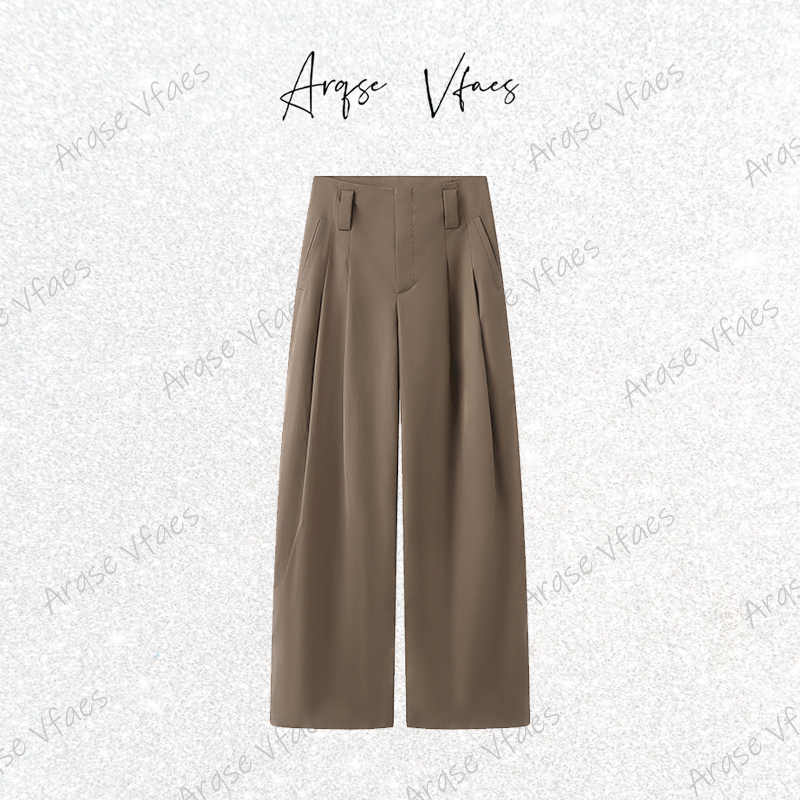 [ARQSEVFAES正品]—2025夏季新款直筒阔腿裤女休闲长裤50513036