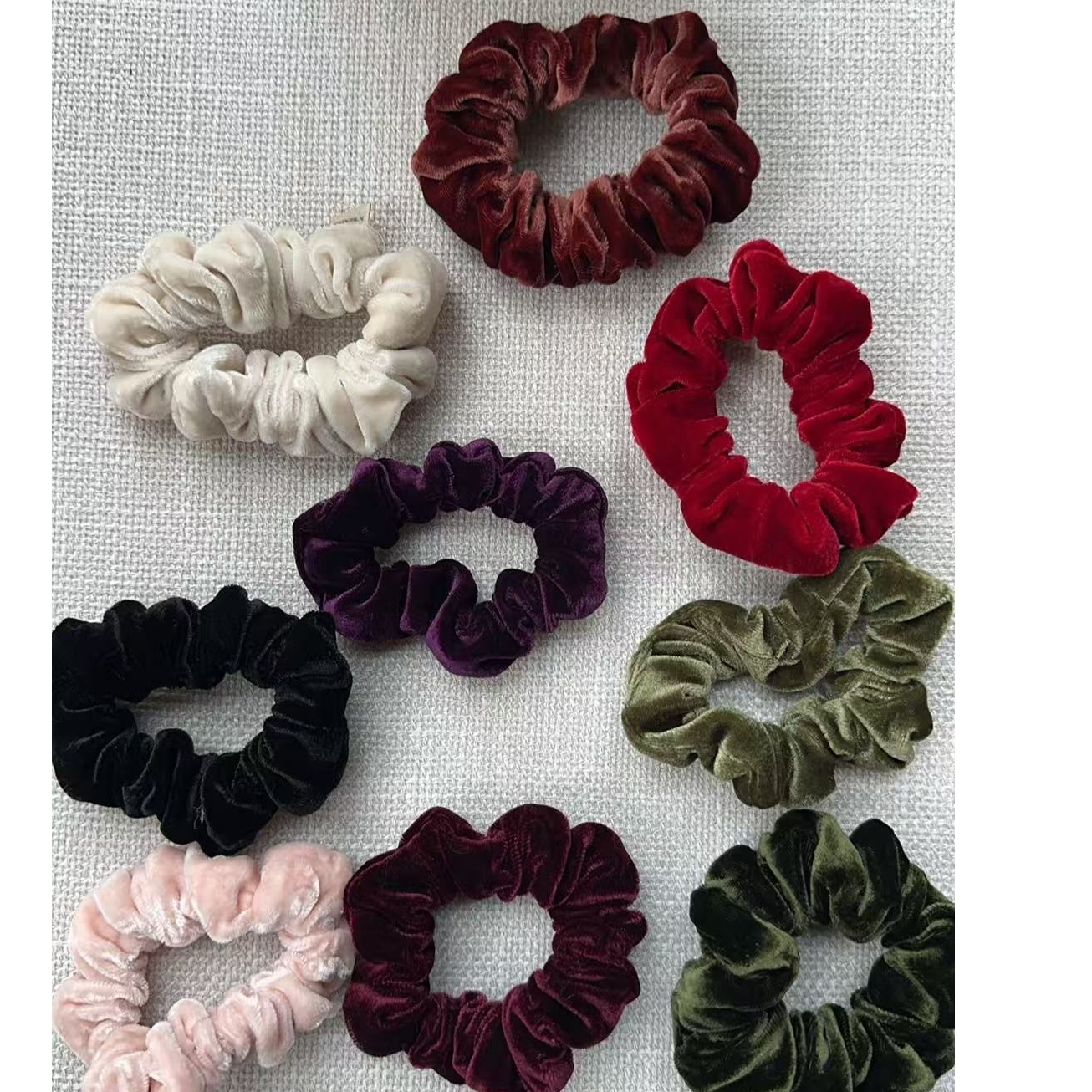 玉兰悠悠2025新款“绒韵绮梦”丝绒发圈时尚甜美ins百搭