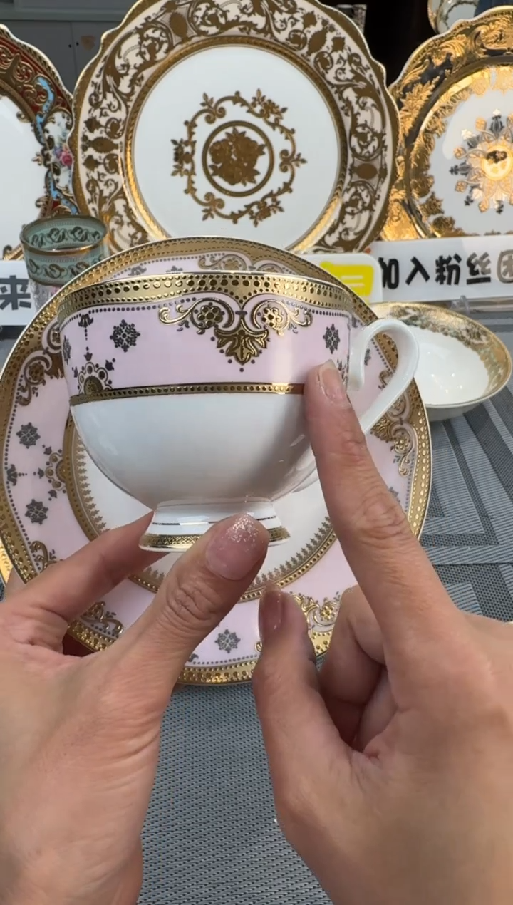 【闪购商品】瓷片200毫升杯碟福利款 微瑕