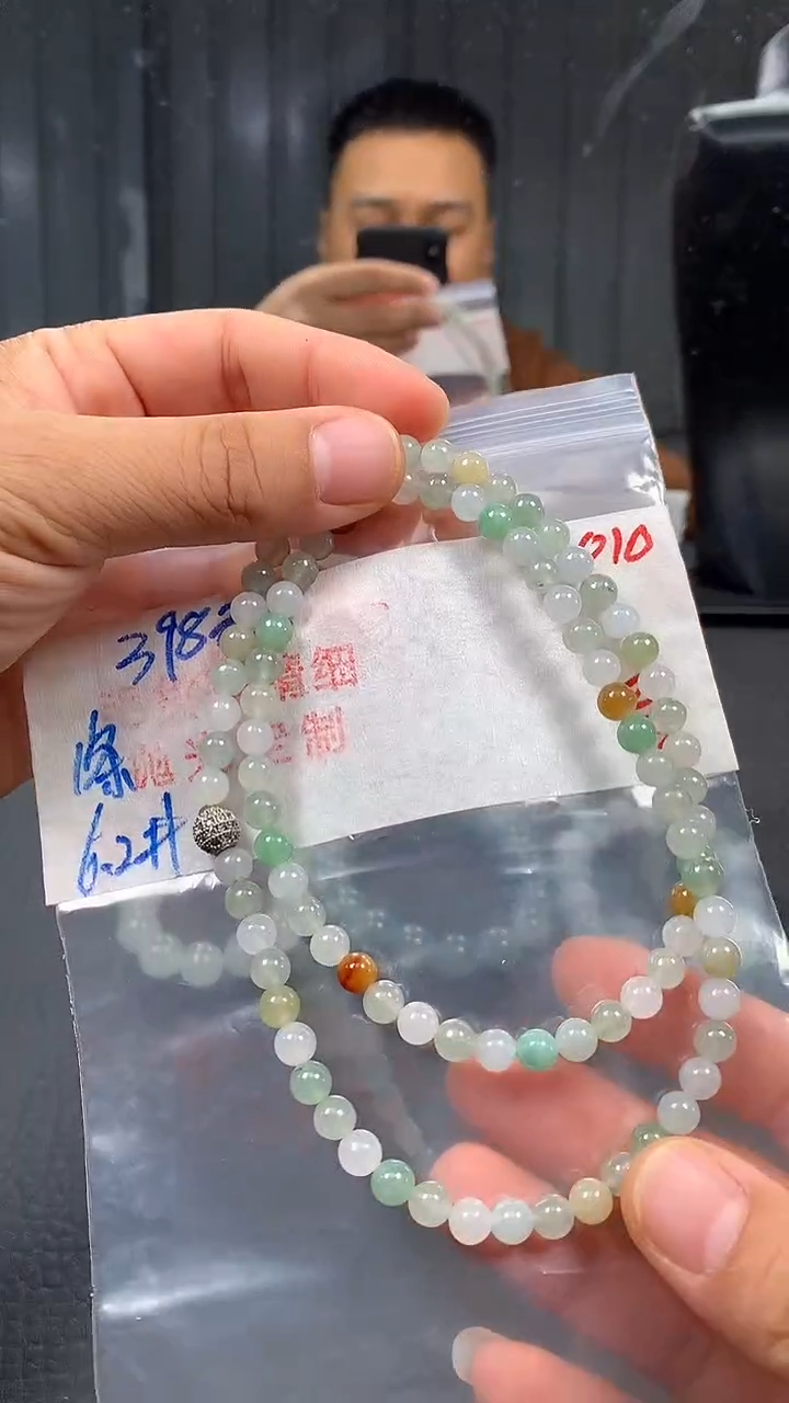 未镶嵌定制翡翠010毛货需精细抛光多样发一件珠串