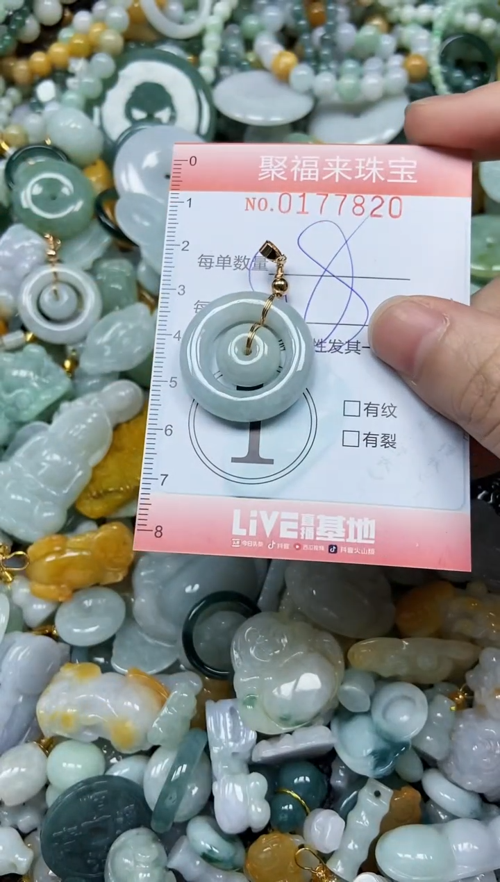 翡翠未镶嵌颈饰闪购0177820