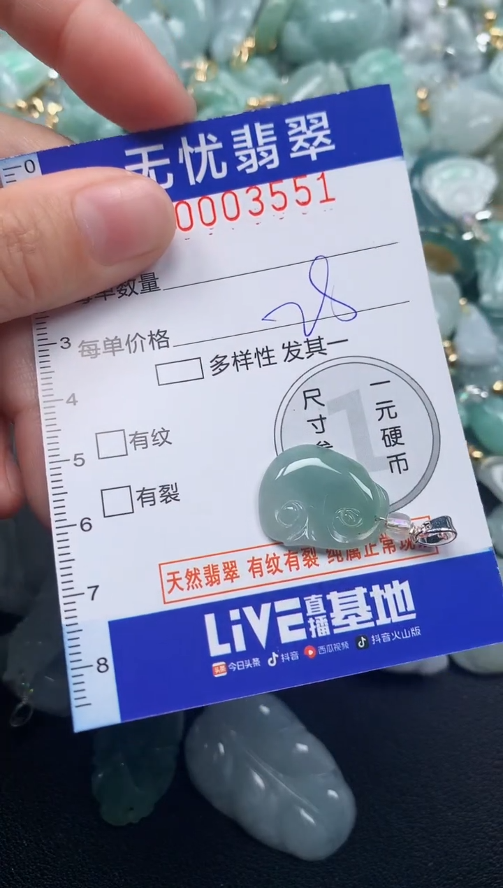 颈饰未镶嵌翡翠3551