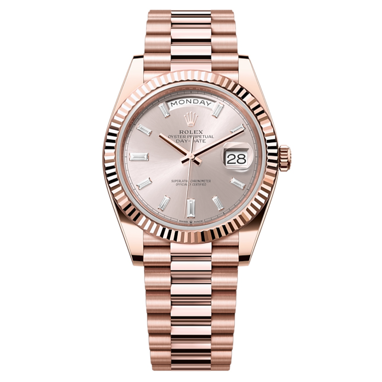 99新 Rolex/劳力士 22年/全套/型号/m228235-0004粉冰糖