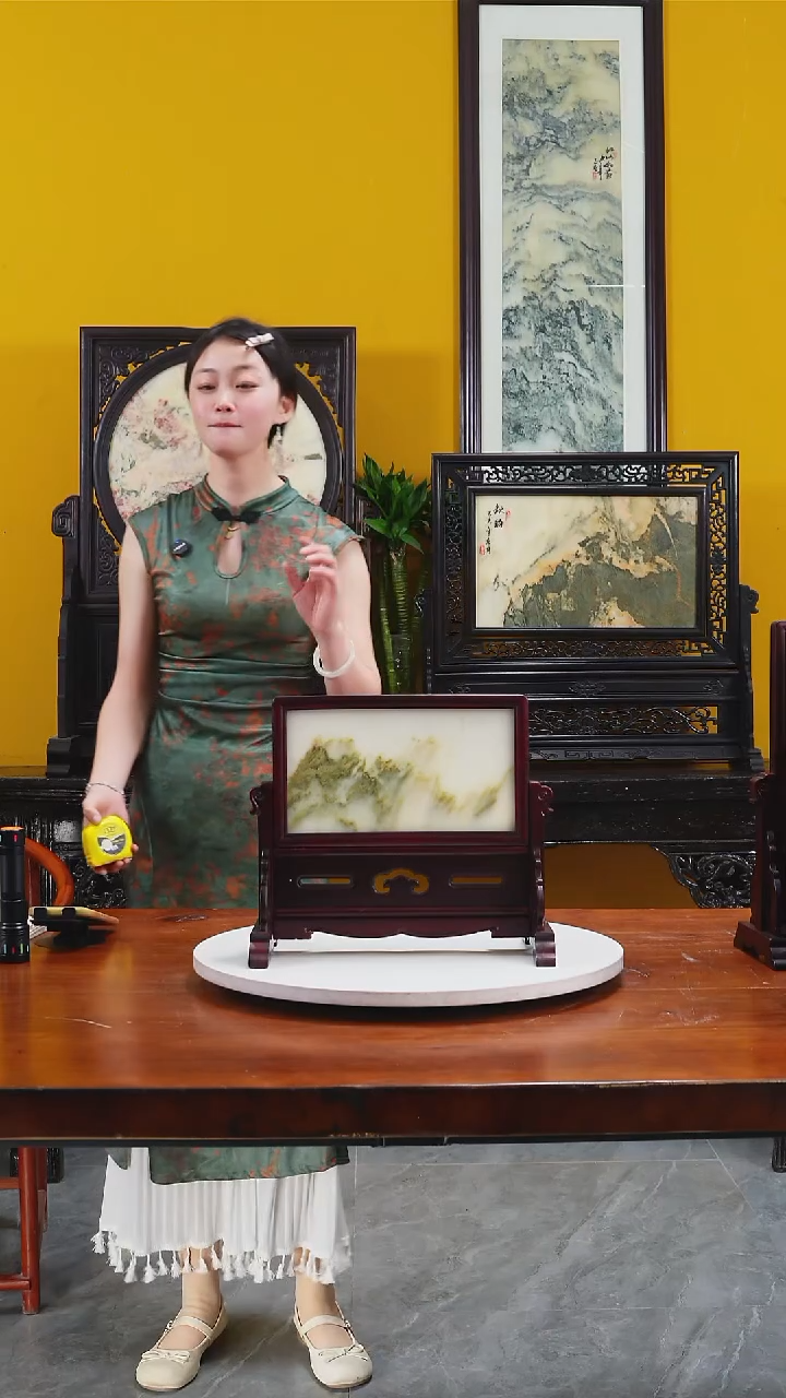 石材天然大理石画摆件