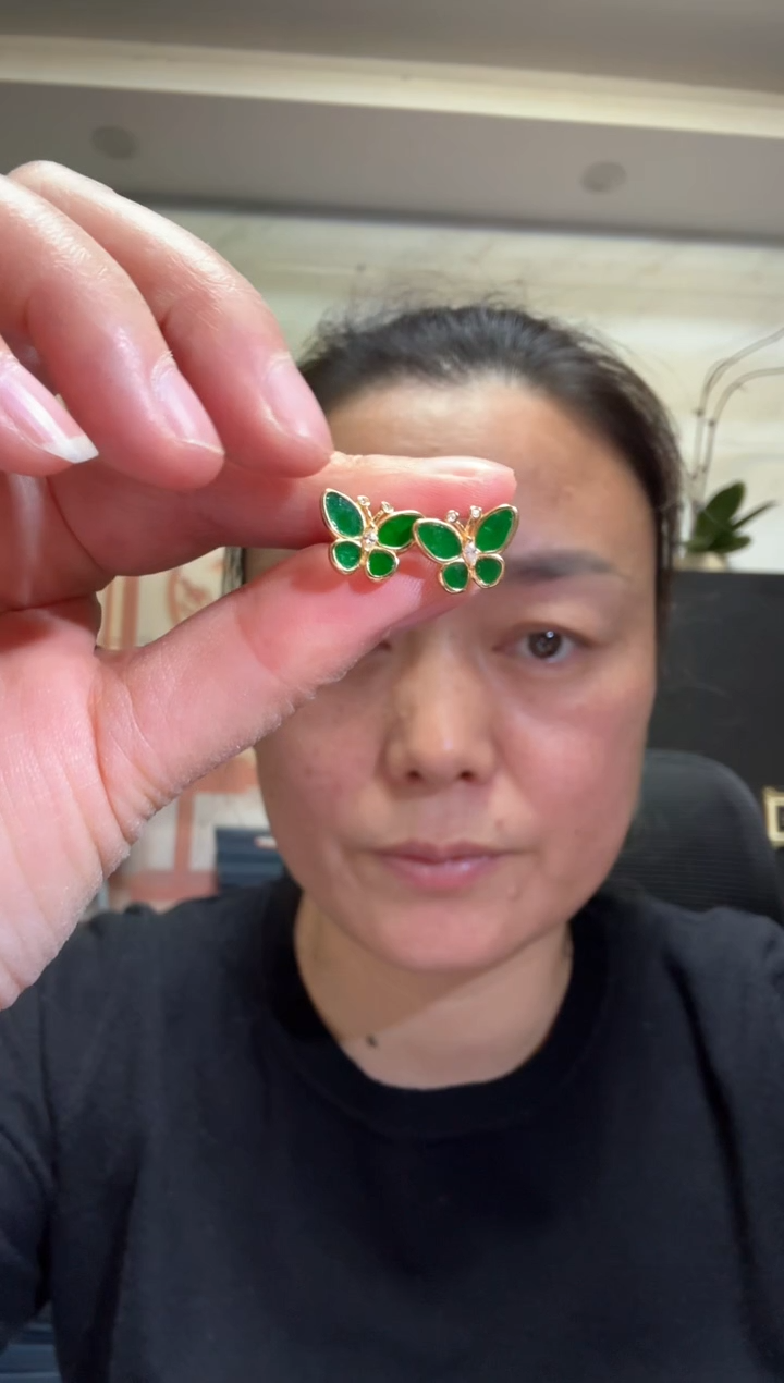 颈饰银S925镶嵌翡翠00005405