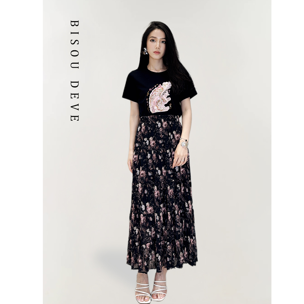 【总部专属】油画玫瑰半裙MA07148442