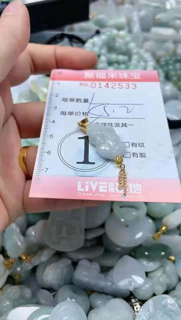 【闪购商品】翡翠未镶嵌颈饰闪购0142533多样性发其一