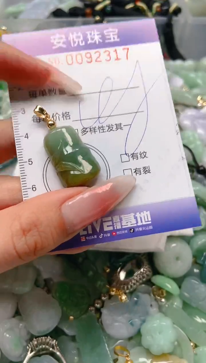 【闪购商品】翡翠颈饰未镶嵌闪购0092317