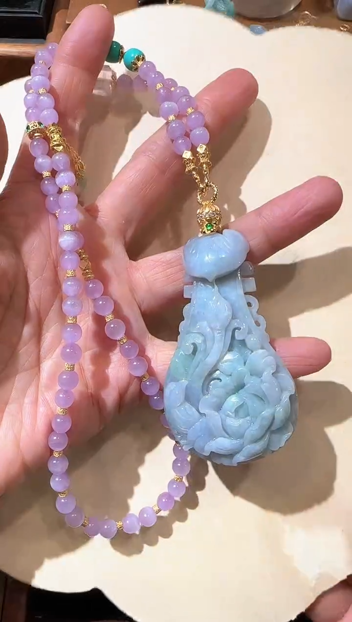 【闪购商品】翡翠颈饰未镶嵌国风