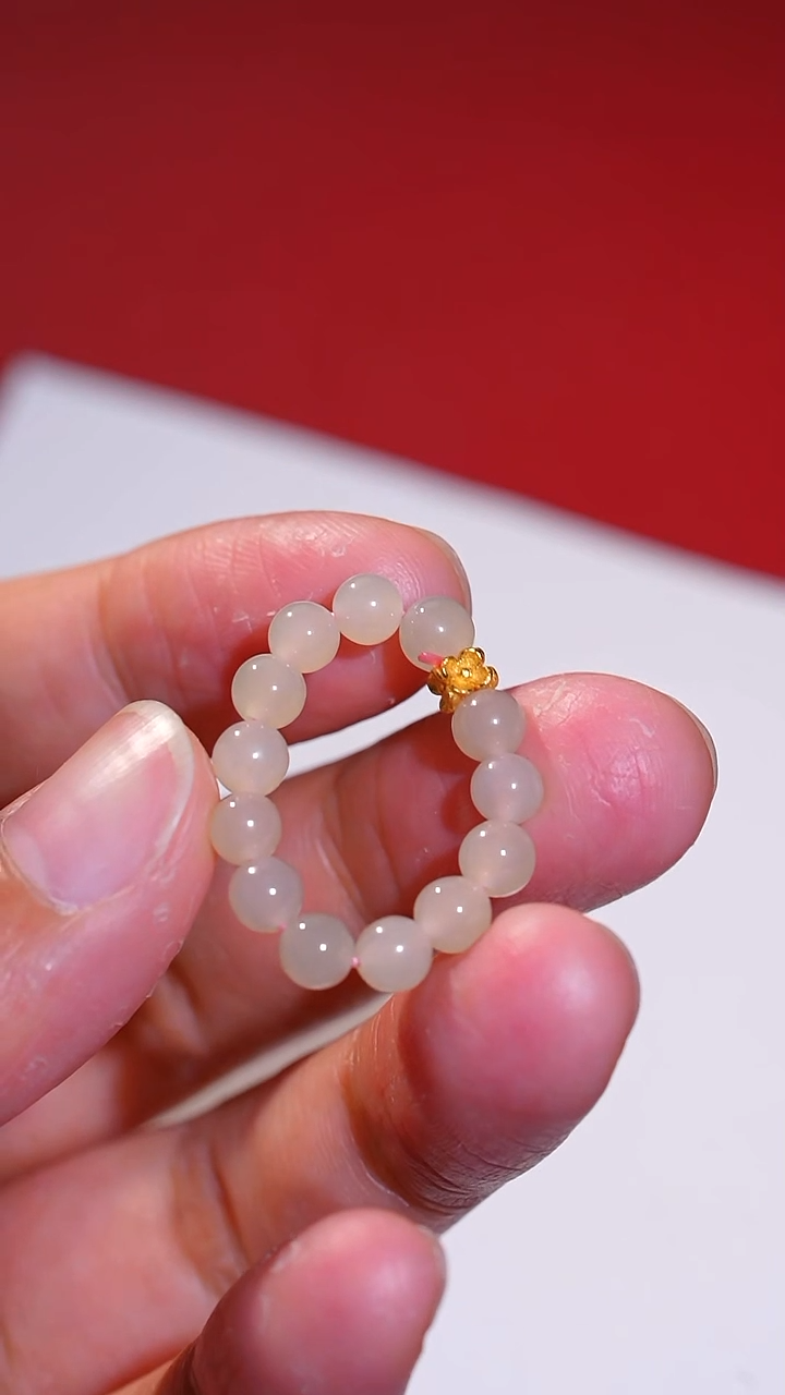 银S925镀金镶嵌戒指和田玉10多样性发一