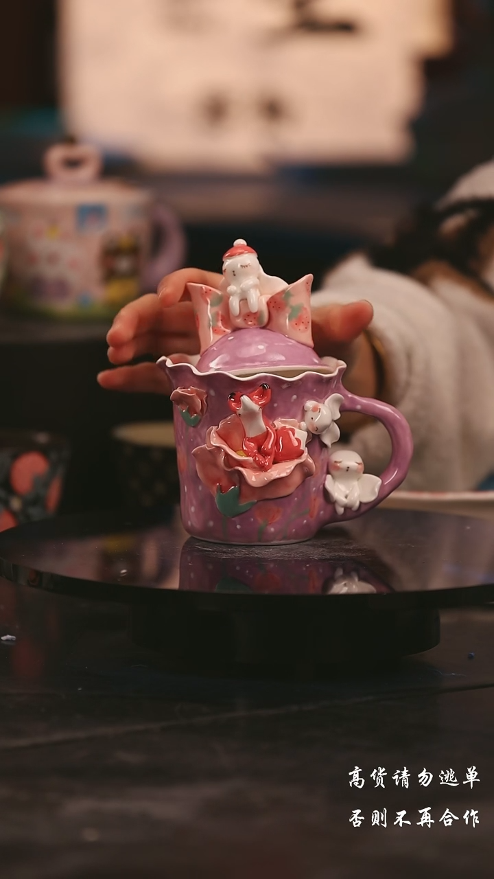 陶瓷景德镇可爱设计师款陶瓷 