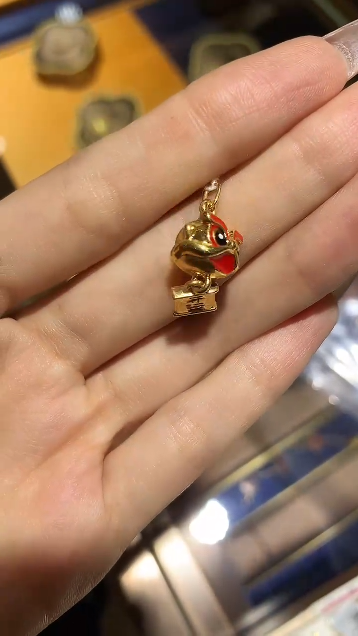 【闪购商品】18K金吊坠(不含链)大狮子吊坠