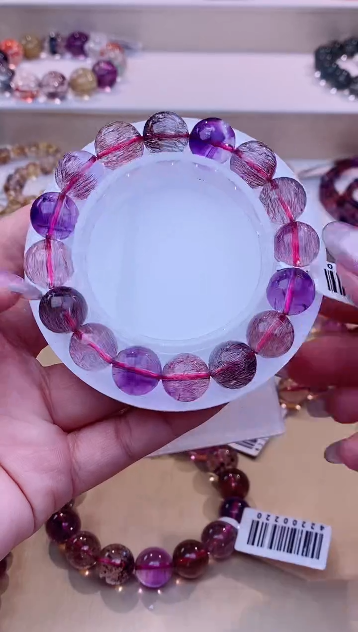 未镶嵌手链水晶彩超七12m+