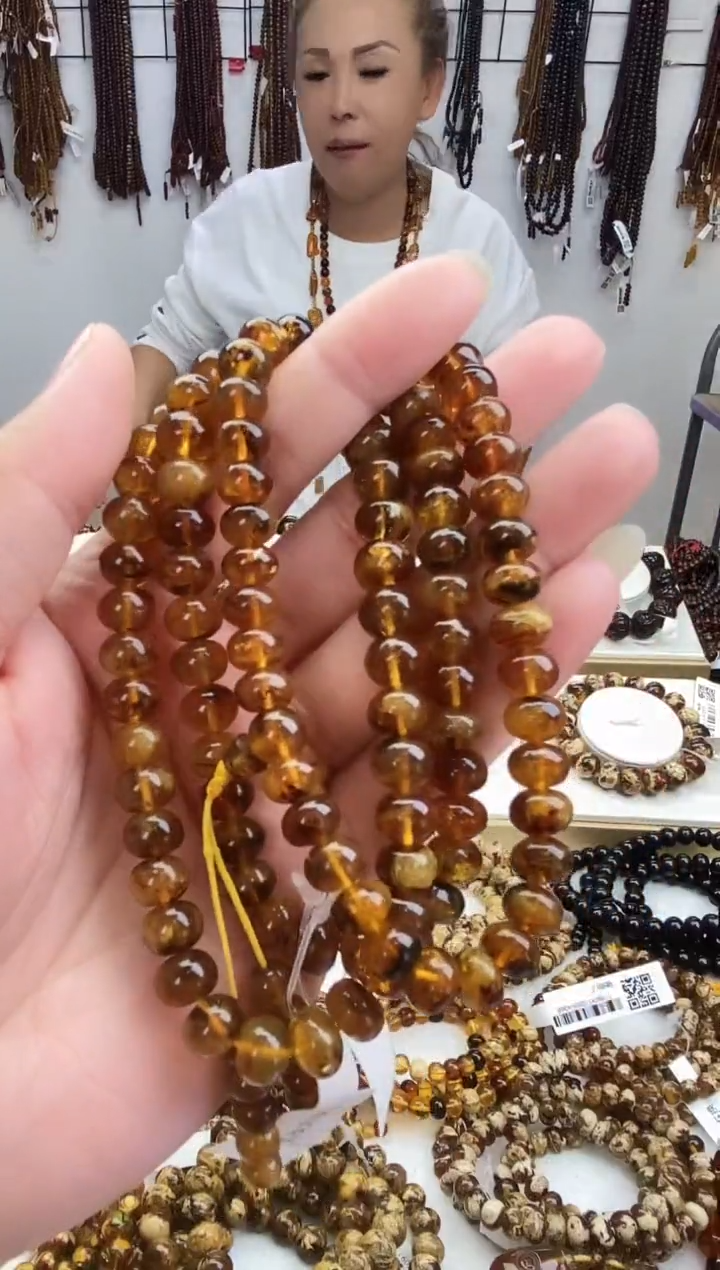 琥珀颈饰未镶嵌8琥珀