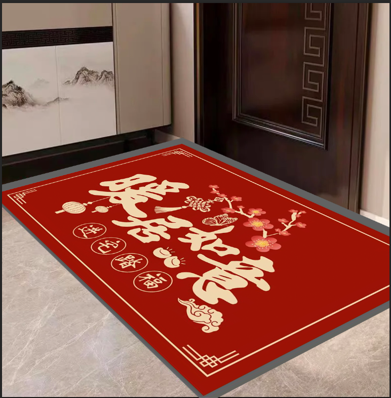  KX8216【60×90cm】硅藻泥卫生间玄关客厅入户门口厨房地垫防滑