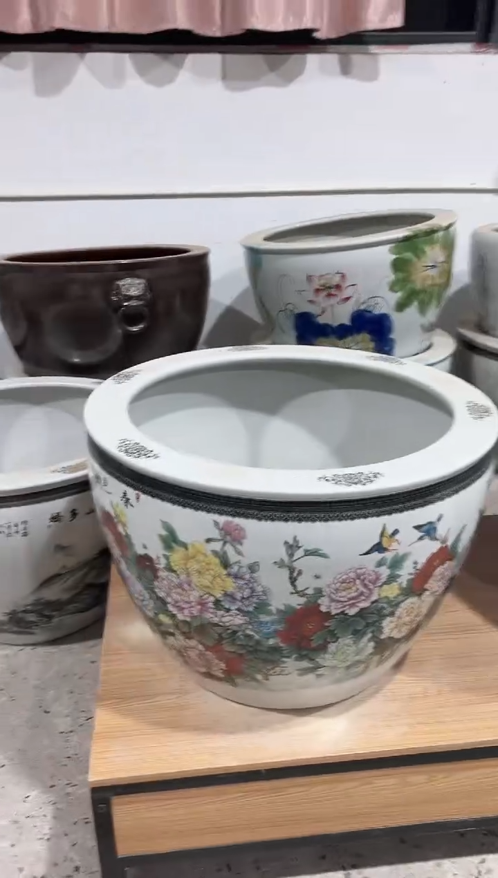 摆件直径70春色满园深缸