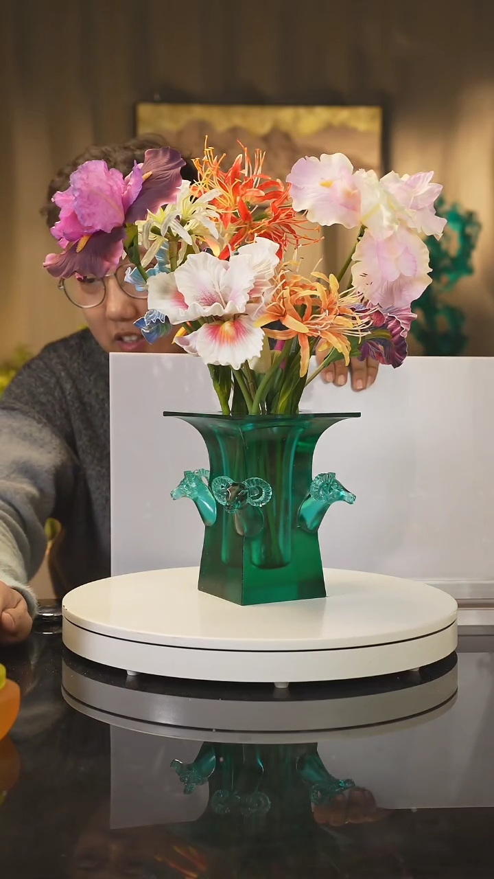 【闪购商品】雅致水晶琉璃 摆件 花器 果盘 茶酒具