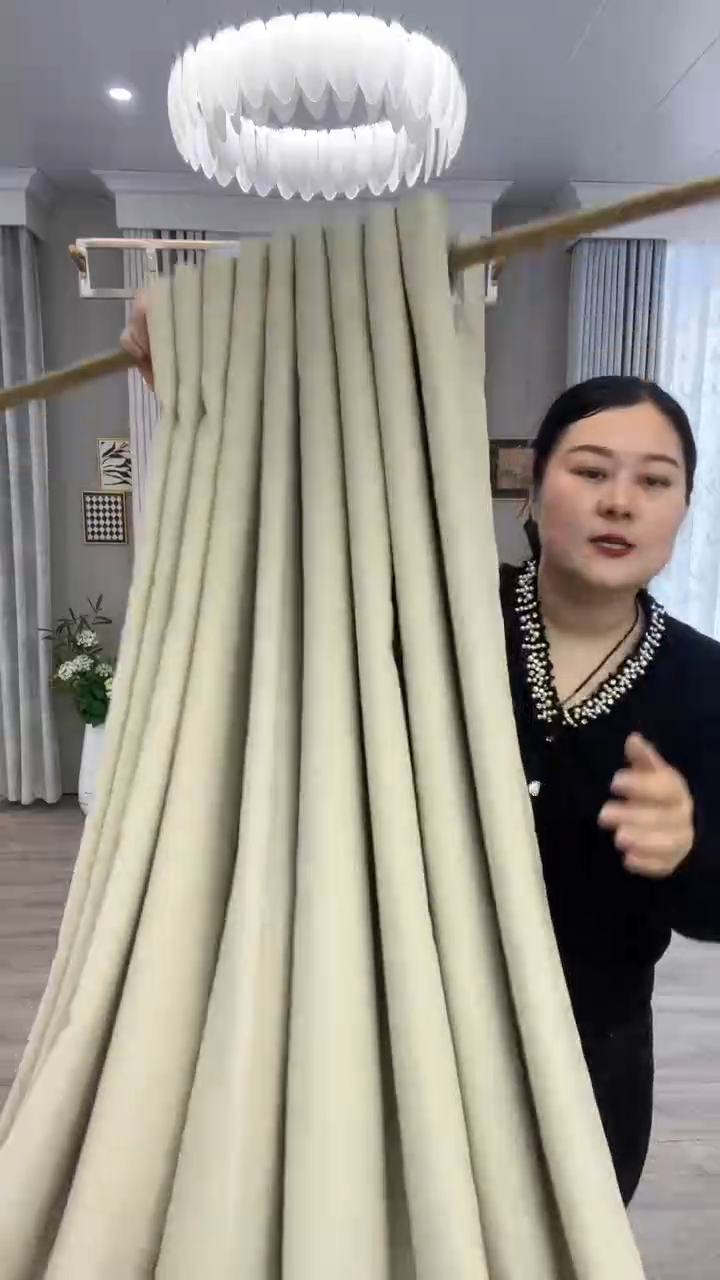 布闪电购商品30  特价6定制2.7默认打孔（晚）人字纹奶茶色