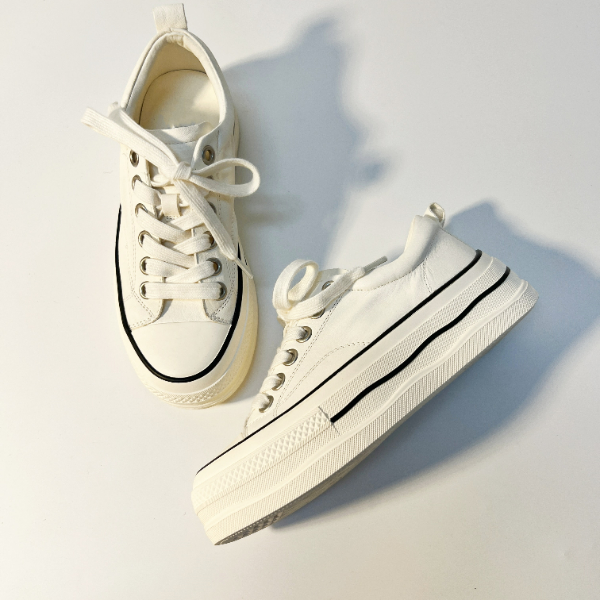 【全马皮小白鞋】减龄百搭休闲鞋小众运动球鞋时尚休闲鞋