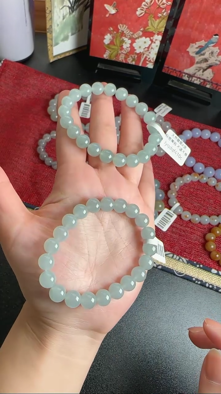 【闪购商品】翡翠手串未镶嵌WY0113069多样性发一