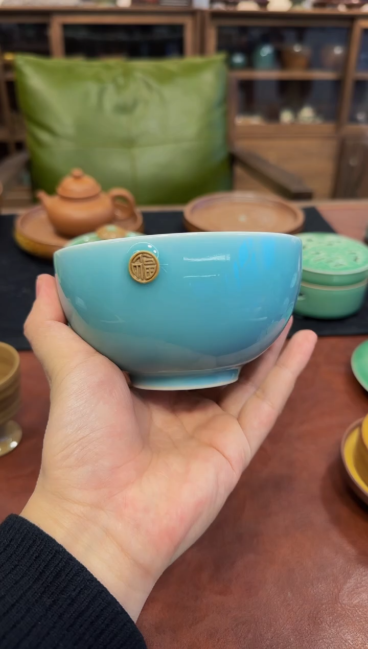 2只·5寸·福碗·茶周边茶器