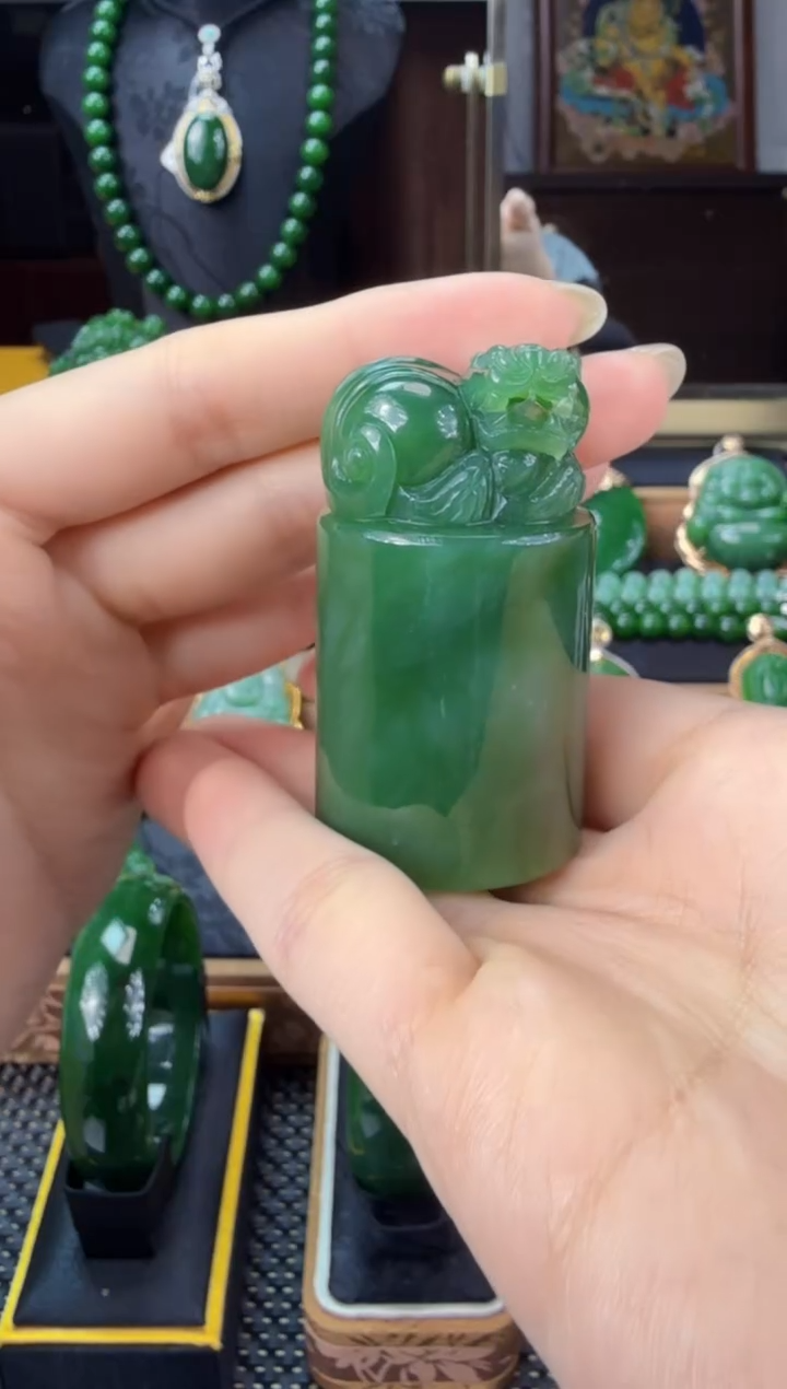 【闪购商品】和田玉（碧玉）摆件未镶嵌