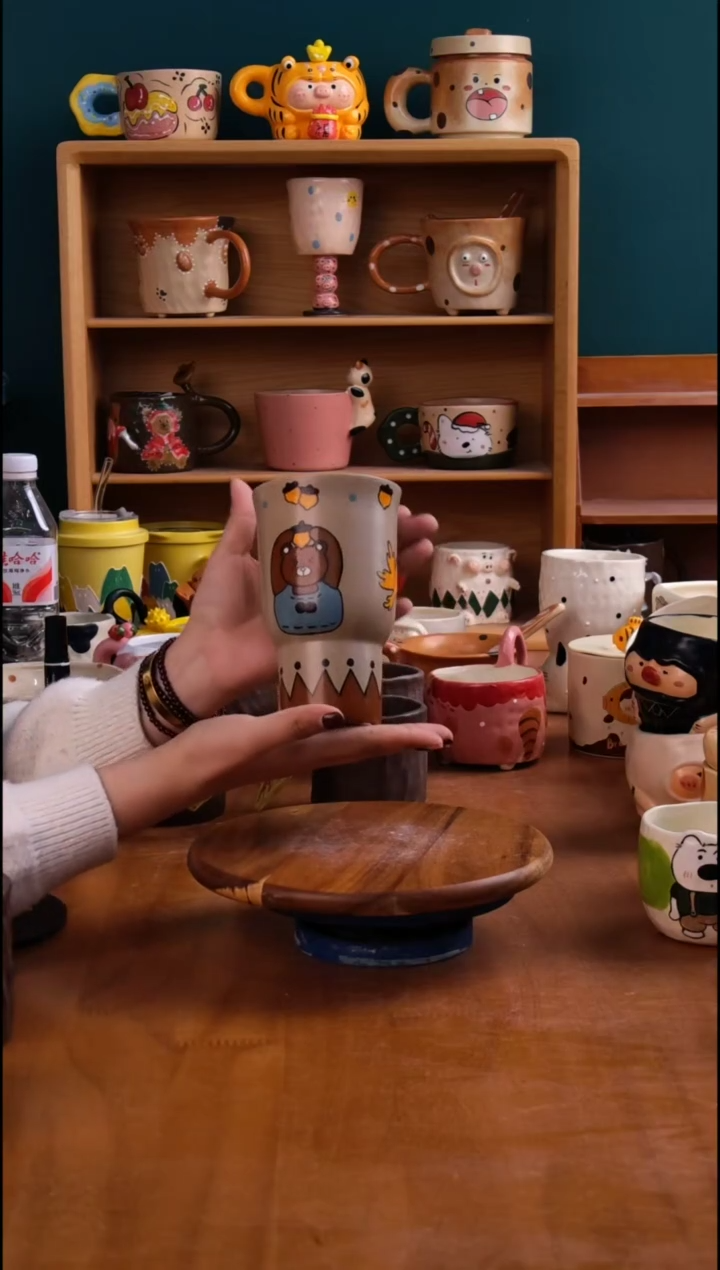 摆件陶景德镇原创手工陶瓷