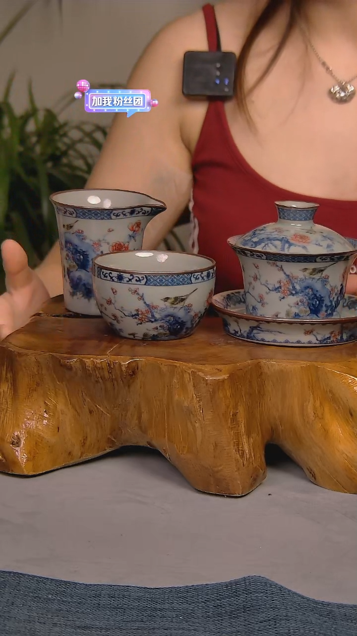  简装家用款3件套 陶瓷家用茶具系列