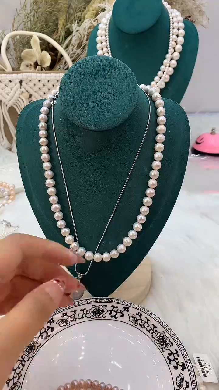 【闪购商品】淡水珍珠项链合金15
