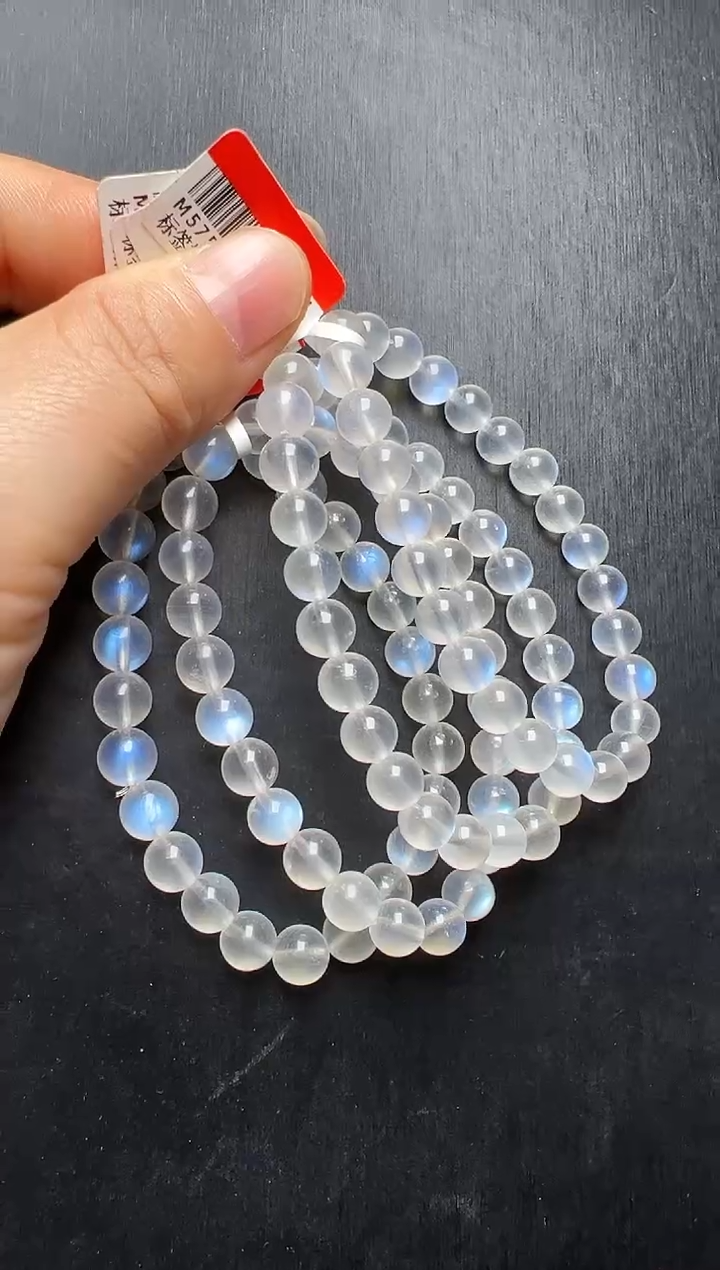 未镶嵌手串月光石月光石手串7m+   多样性发一 M57523X 