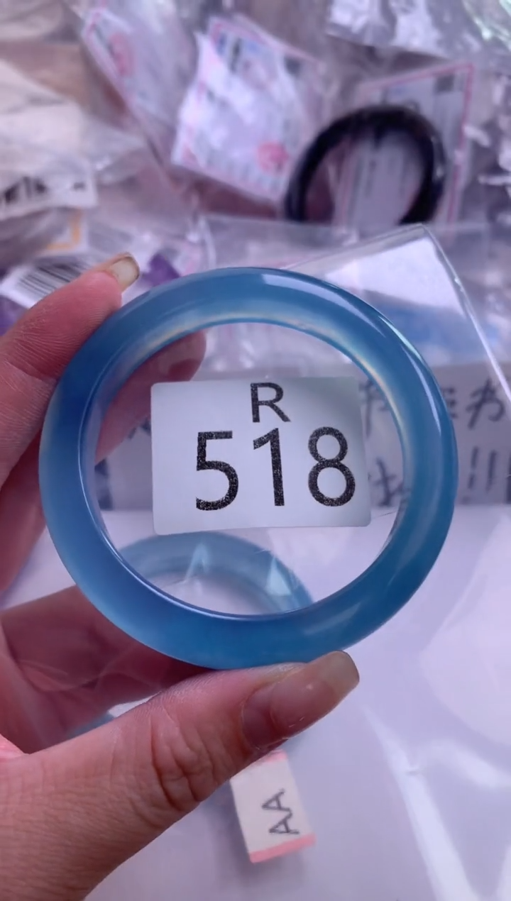 水晶珠宝半成品未镶嵌M****y水晶手镯518-57