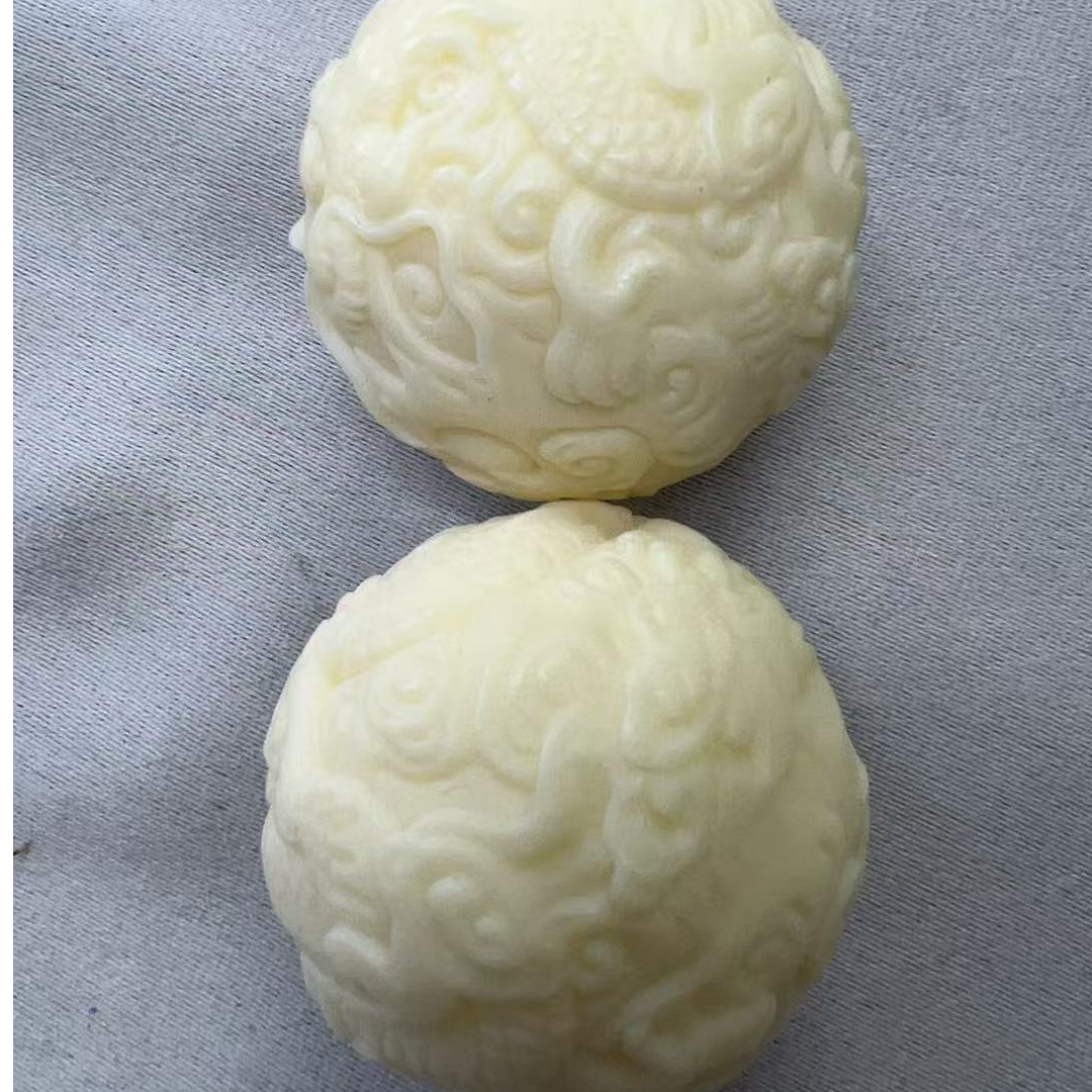 主播推荐！猛犸牙手球一对