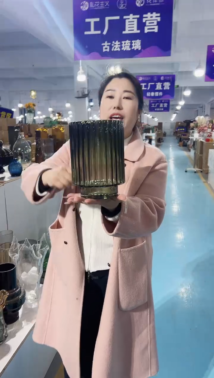 【闪购商品】玻璃花伴你花瓶微瑕-NGV5