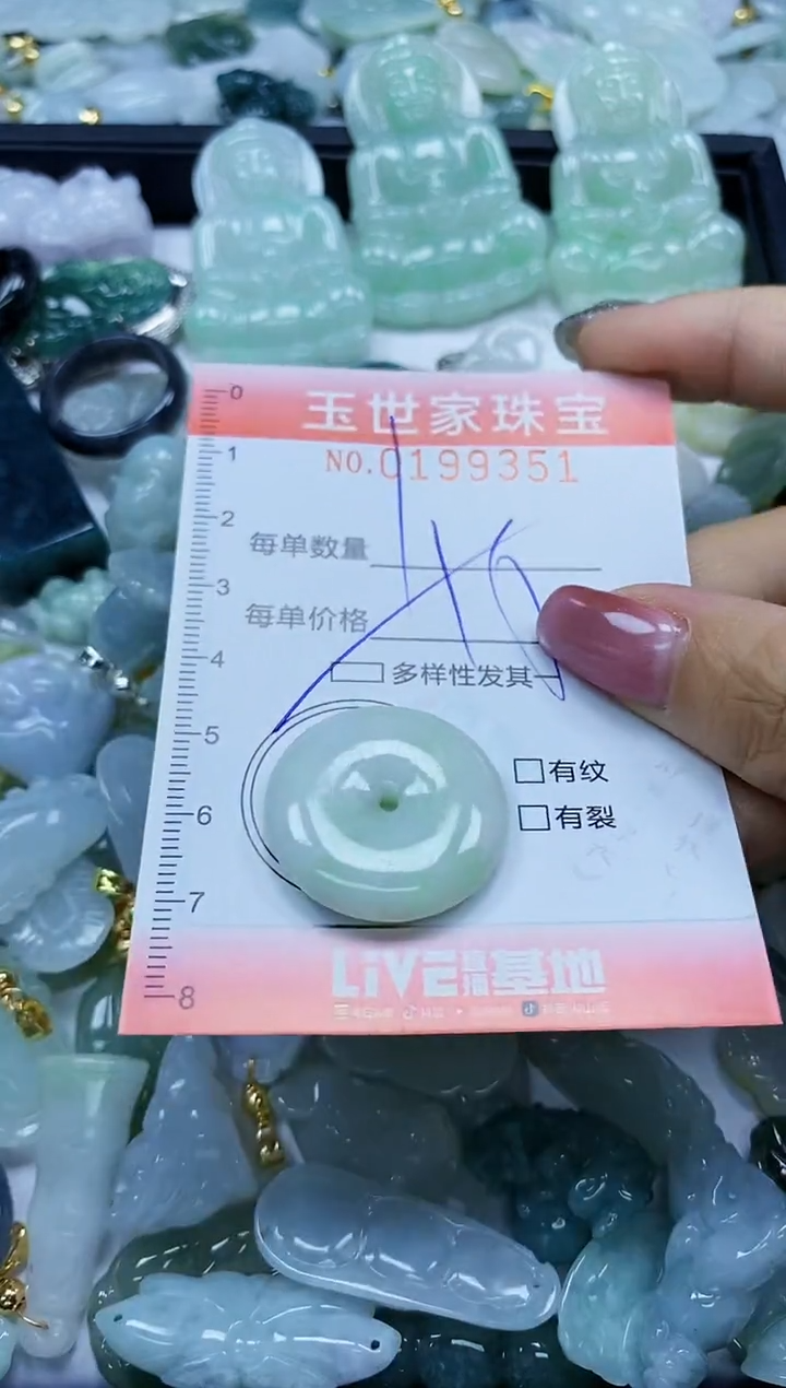 【闪购商品】翡翠颈饰未镶嵌闪购0199351多样性发其一