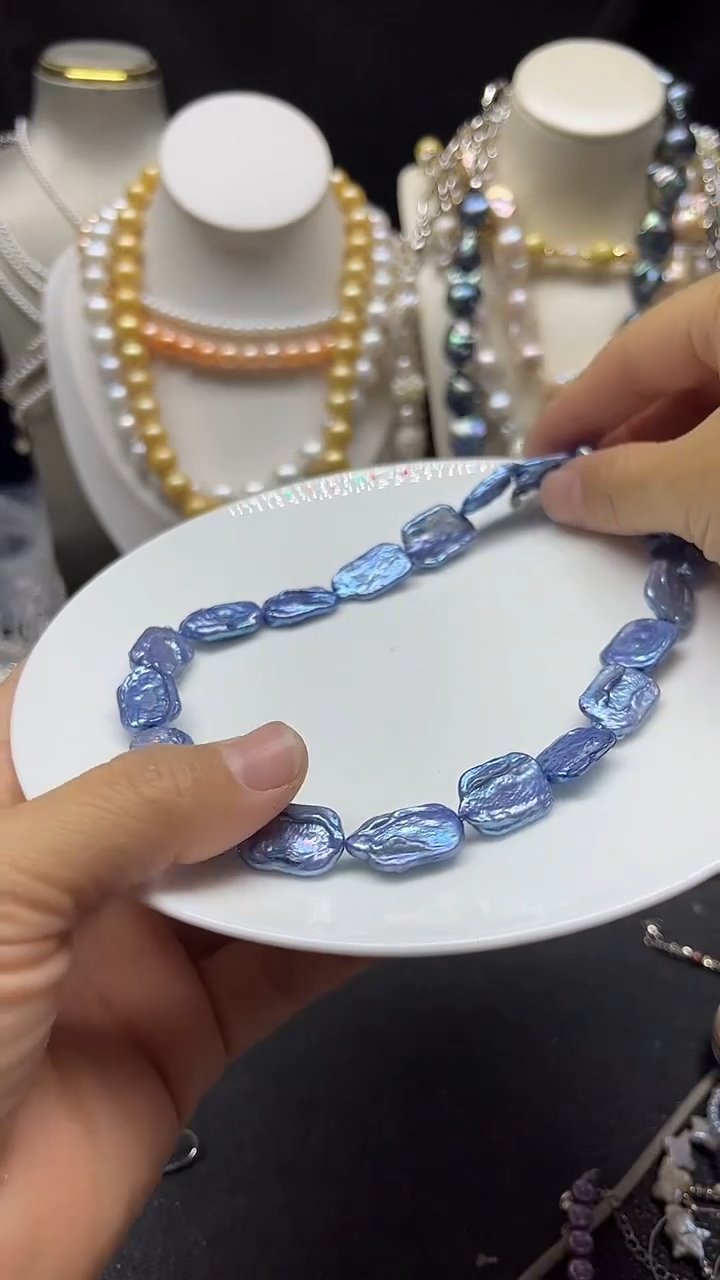 颈饰未镶嵌淡水珍珠多人