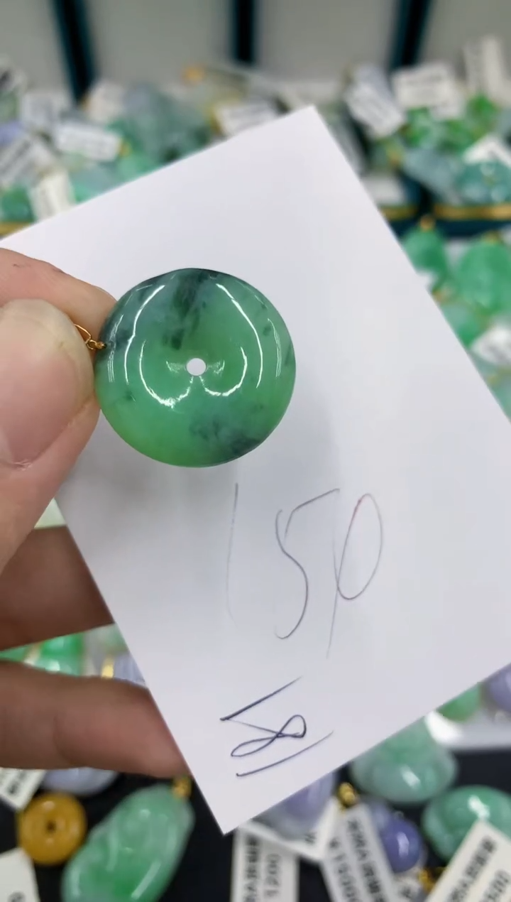 【闪购商品】翡翠颈饰18K金镶嵌号链接11111