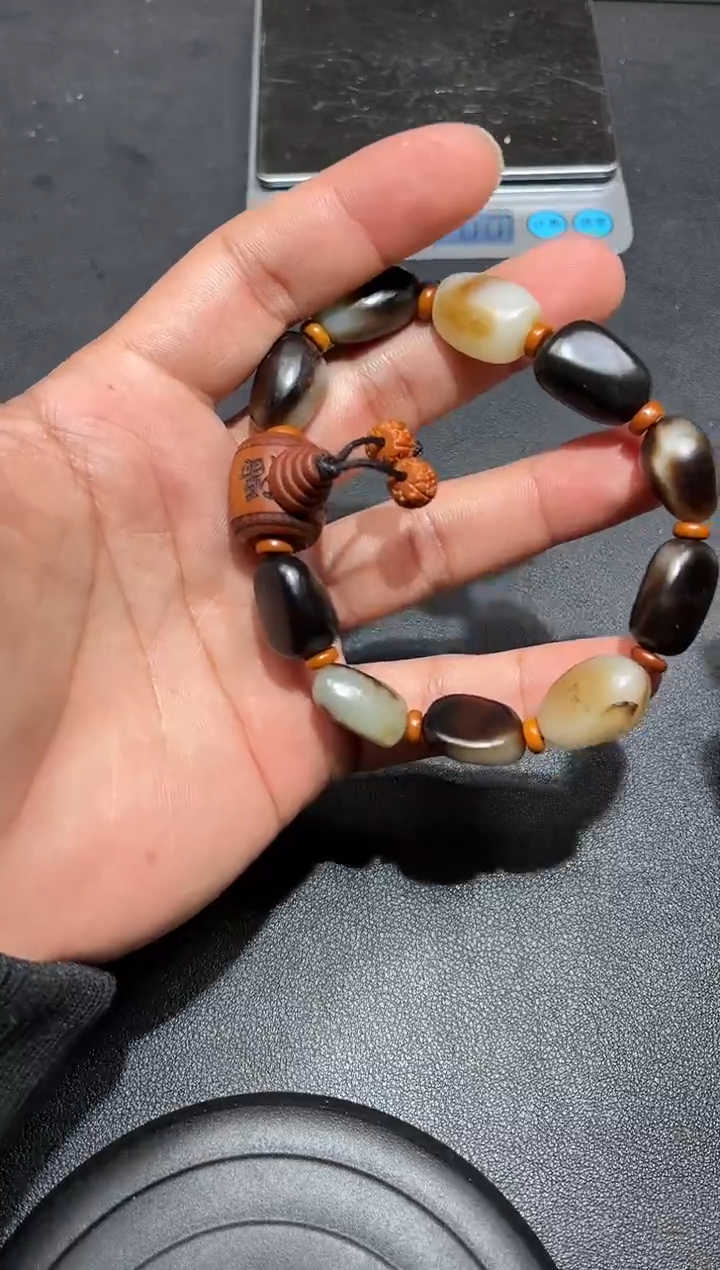 未镶嵌和田玉（子料）挂件YL-LL-1.3-16