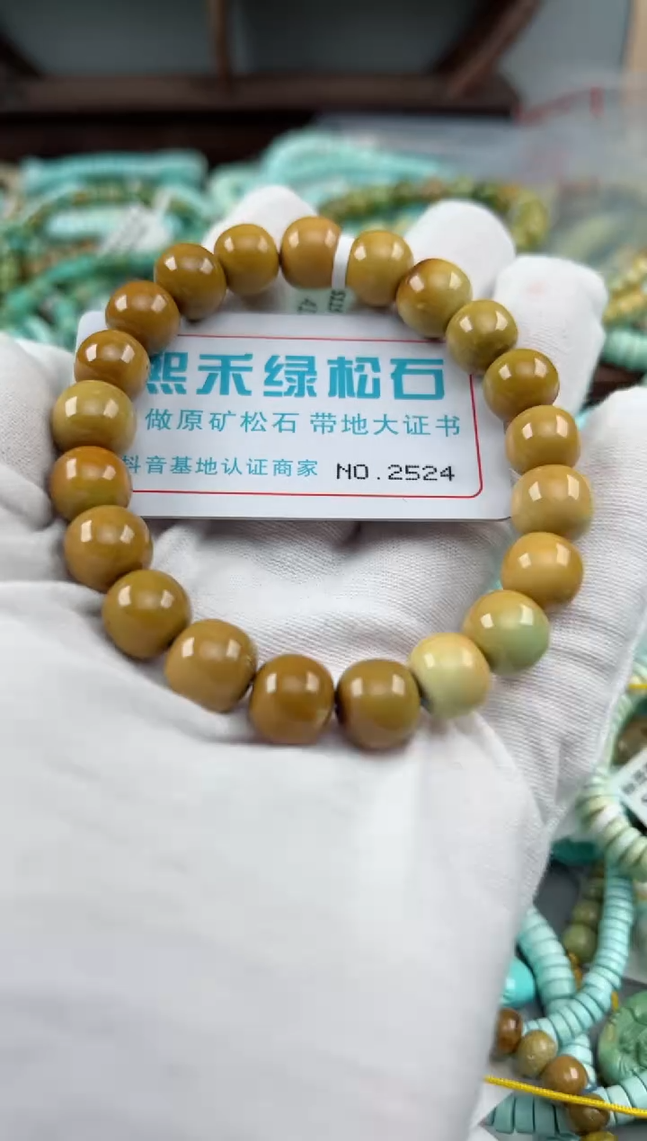 未镶嵌绿松石松石2524