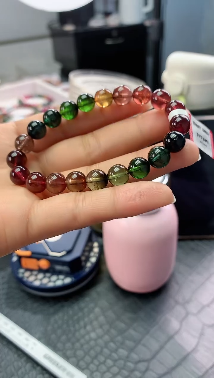 【闪购商品】碧玺手串未镶嵌多样性发一条
