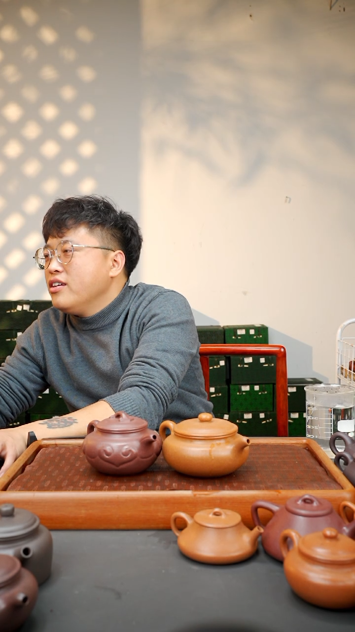 【闪购商品】紫砂茶壶 完美千禧如意仿古+蟹黄段大扁腹