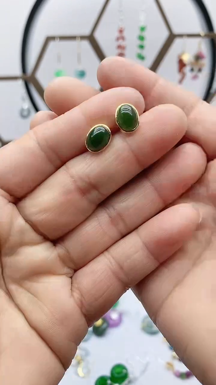 未镶嵌和田玉耳饰570