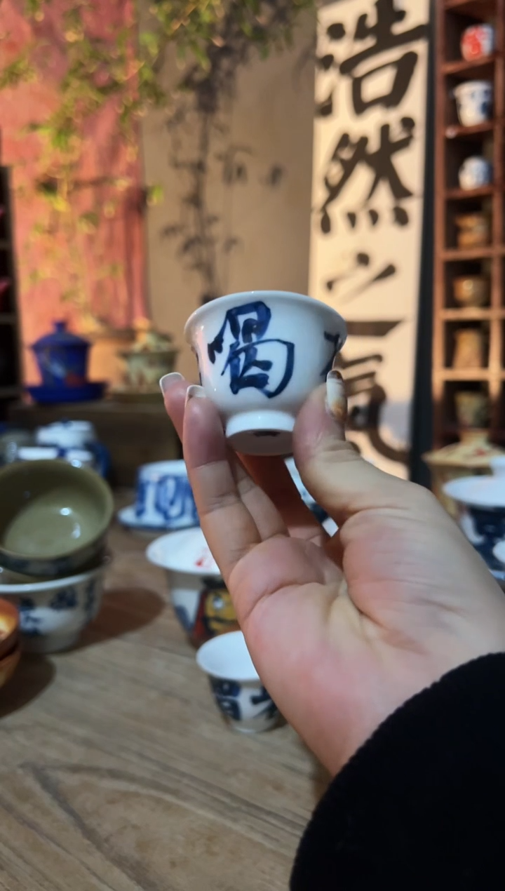 【闪购商品】观云听雨原创手绘茶具