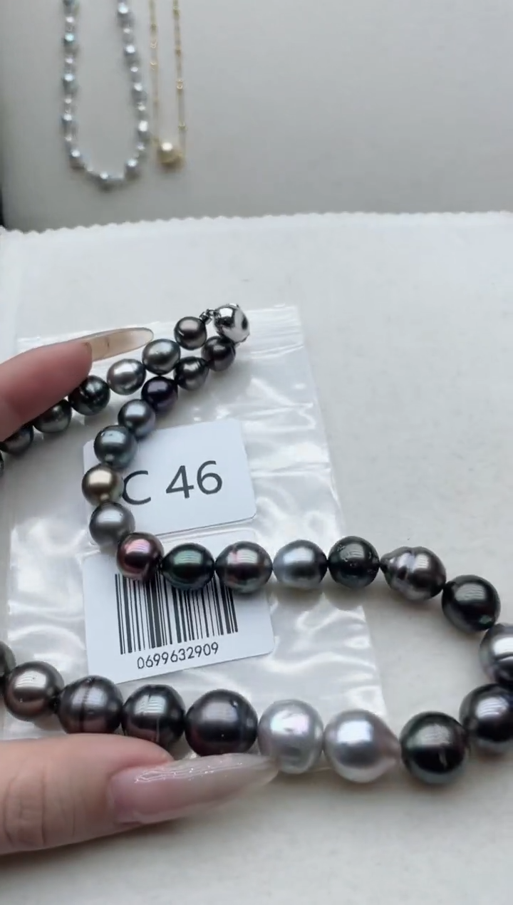 【闪购商品】海水珍珠项链银S925镶嵌C46