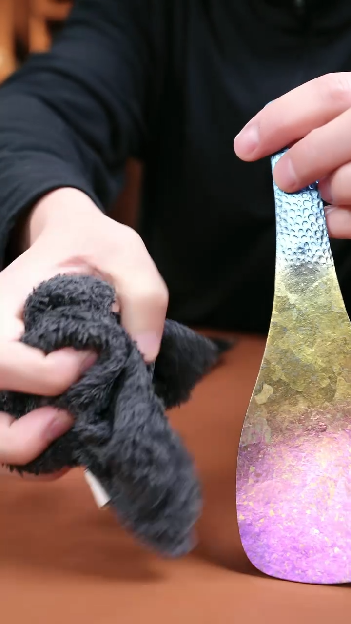 1辉哥粉丝福利 茶巾+纯钛饭铲