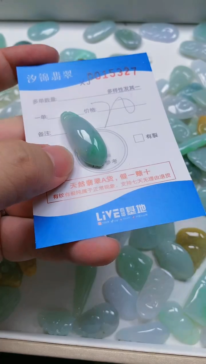 翡翠未镶嵌颈饰闪购商品0015327