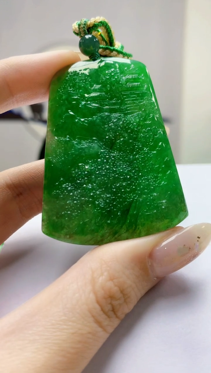 未镶嵌定制翡翠3099jw-毛货挂件96
