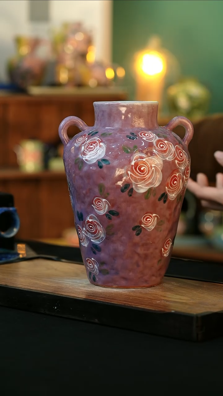 【闪购商品】杯手绘心瓷陶瓷浮力