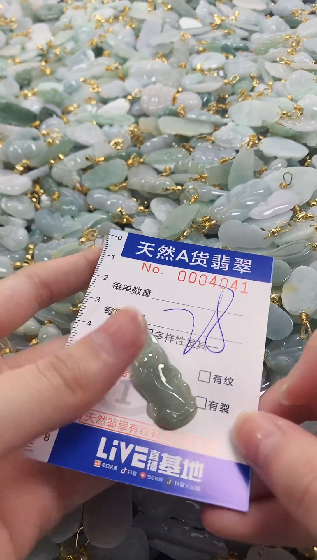 颈饰未镶嵌翡翠天然a货翡翠