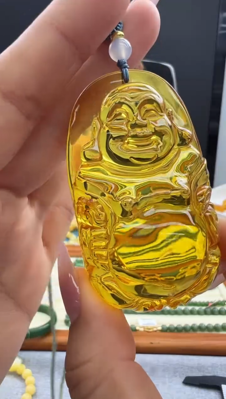 【闪购商品】琥珀颈饰未镶嵌325秒拍号