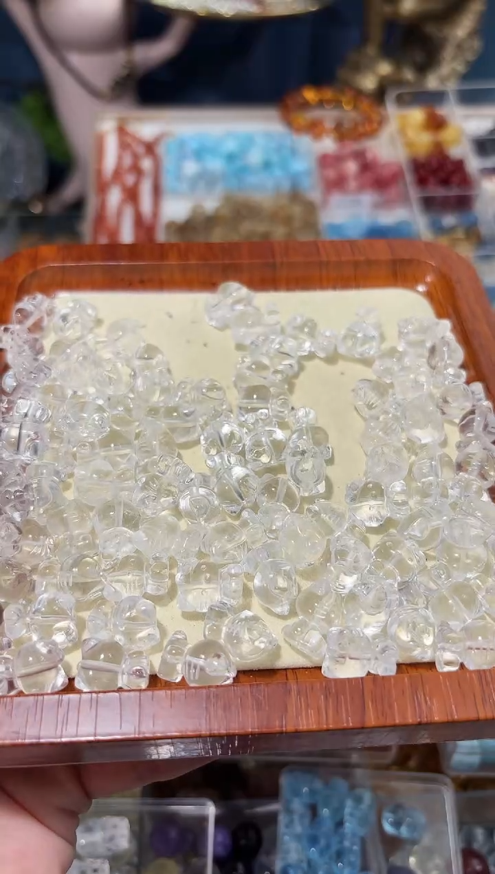 【闪购商品】水晶手串未镶嵌白水晶kt猫一个约卡11